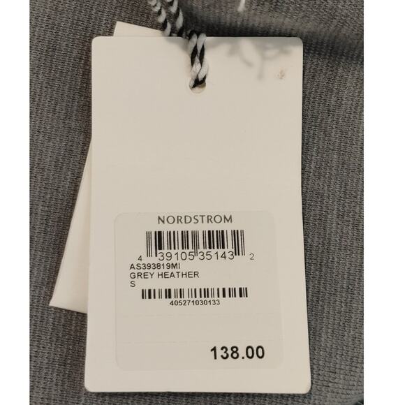 1901 Cardigan Sweater Blazer Merino Wool Blend Heather Knit Gray Women Small NWT - Picture 4 of 8